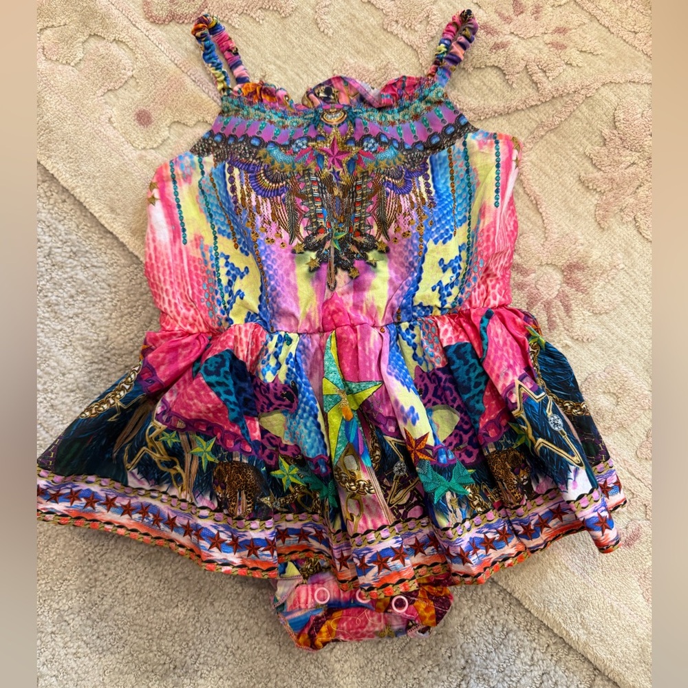 Mila by Camilla Multicolor Baby Romper